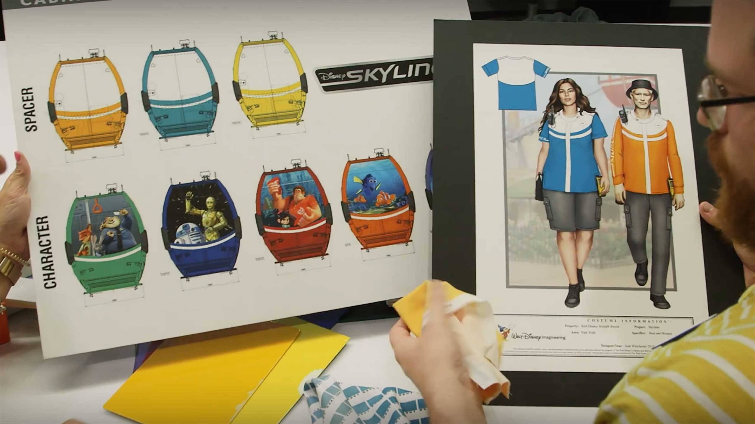 VIDEO - Creating the Disney Skyliner costumes