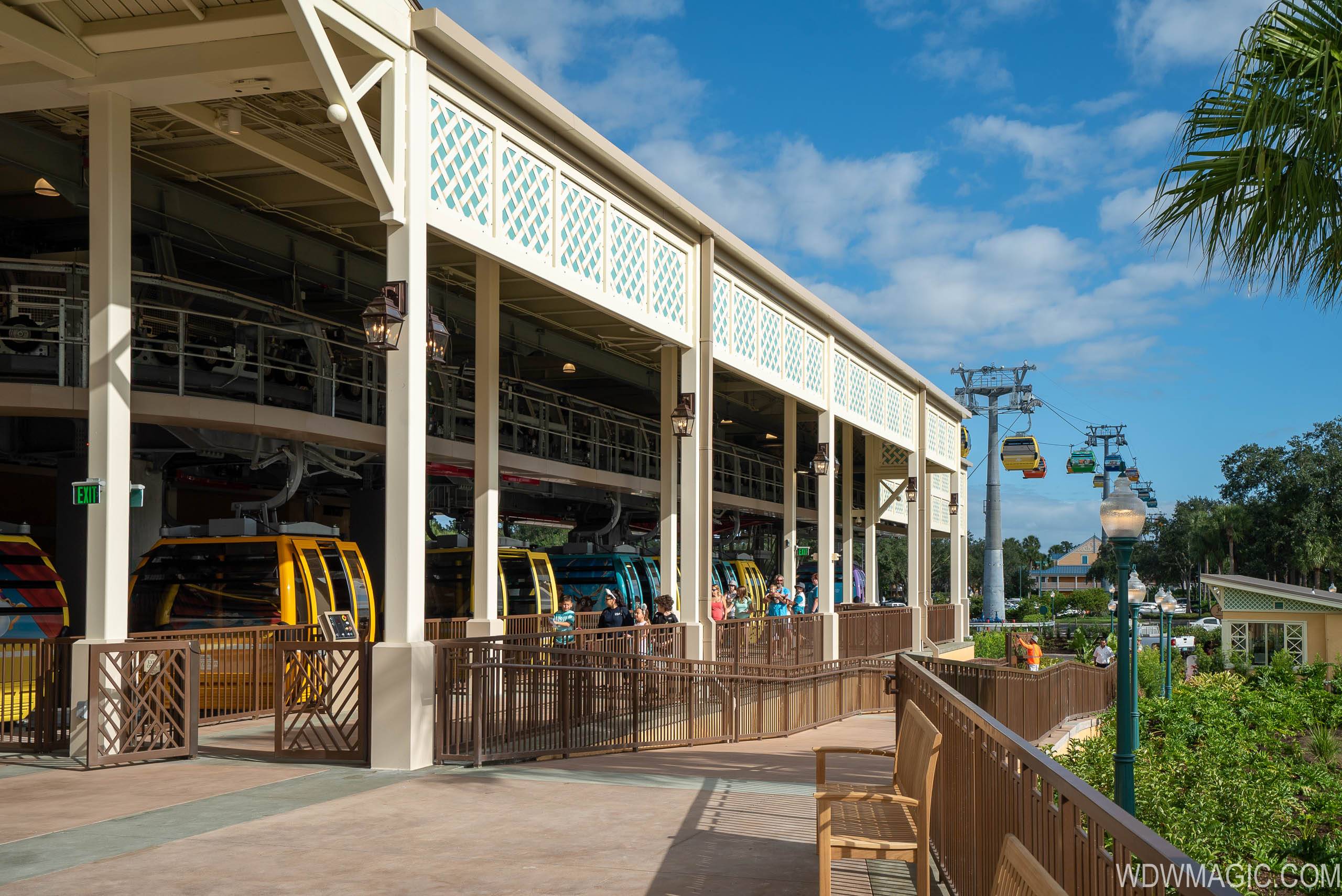 Skyliner station at Caribbean Beach Resort - Epcot line