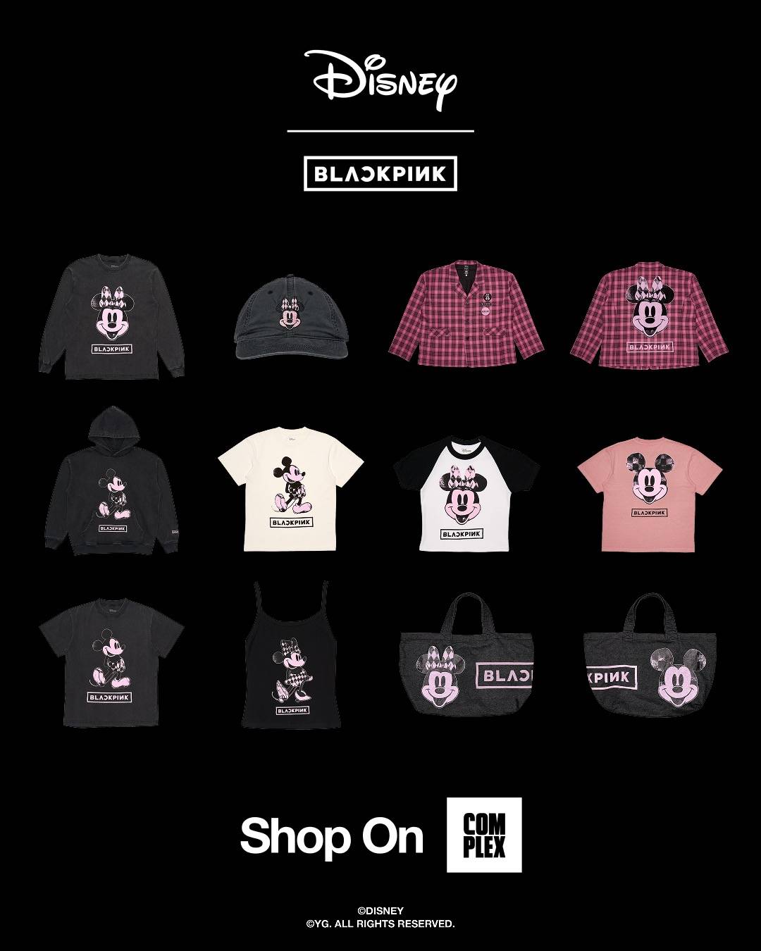 Disney and BLACKPINK Launch Punk-Inspired Capsule Collection With Complex