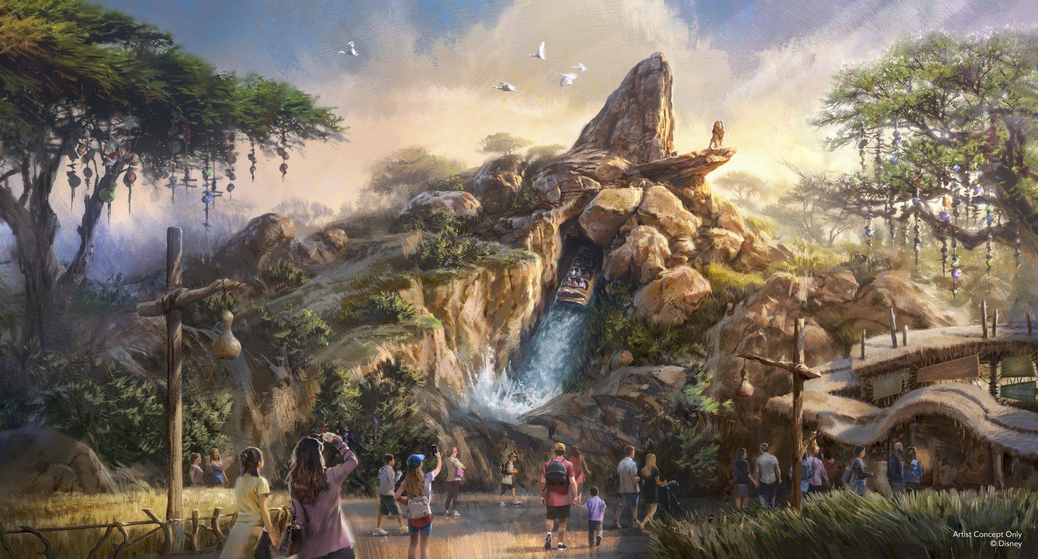 Lion King Ride Concept Art