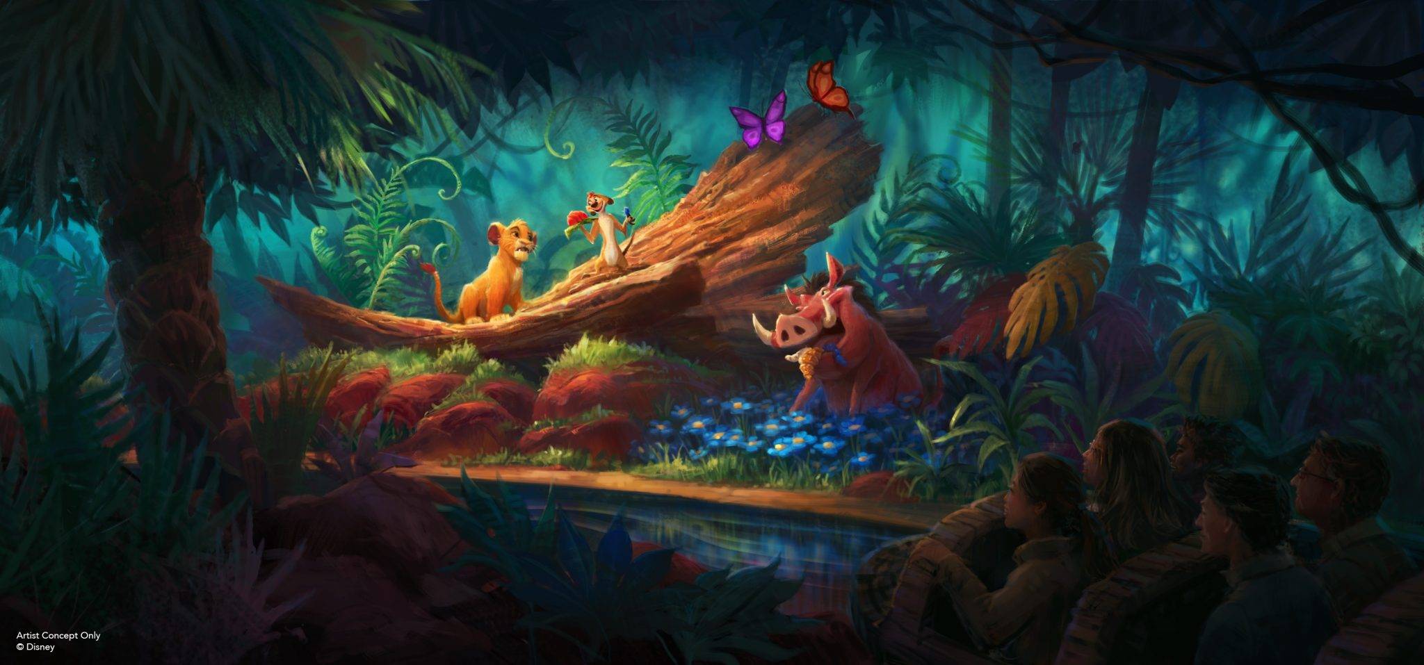 Lion King Ride Concept Art