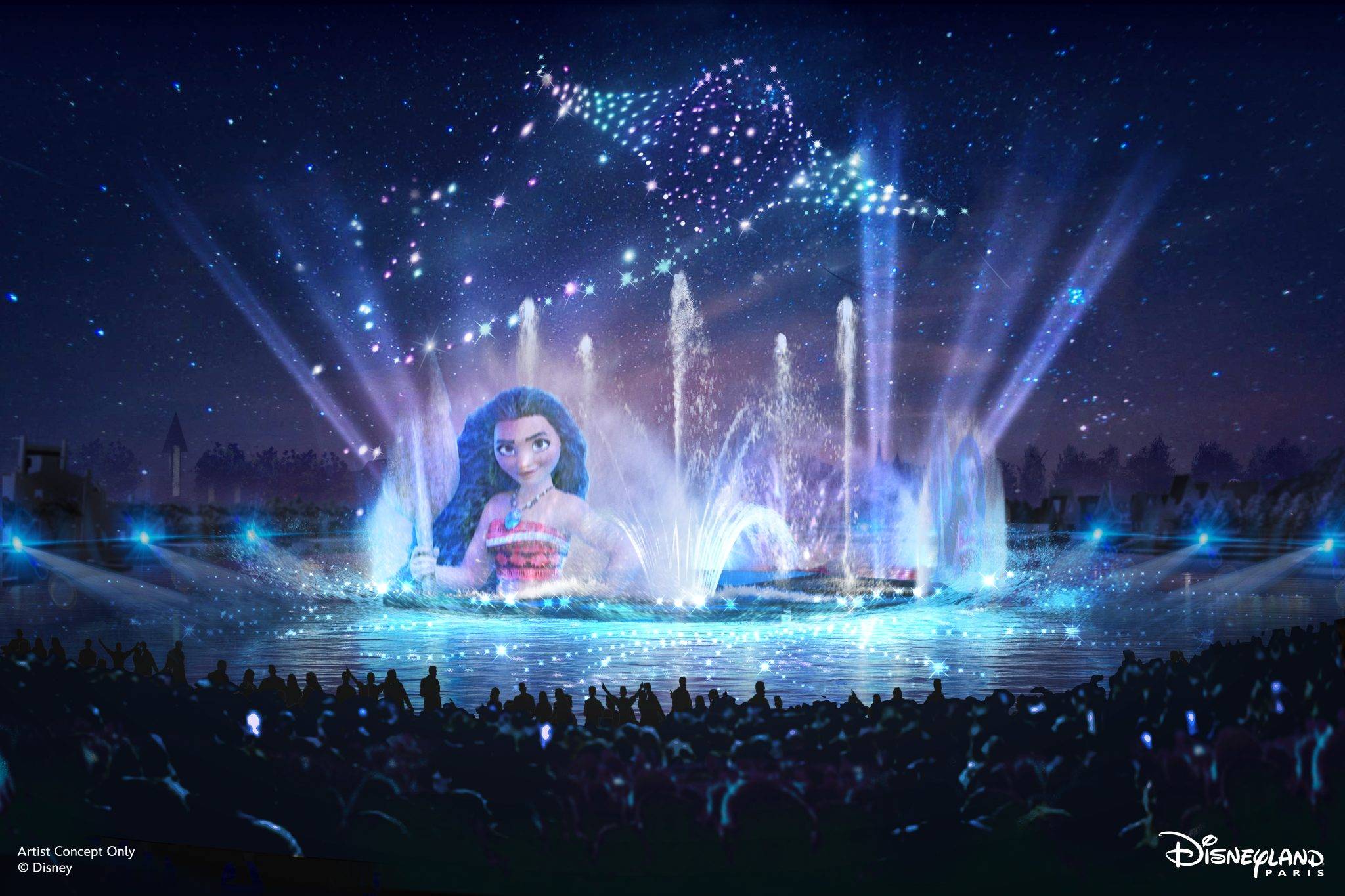 Disney Adventure World Lagoon Show Concept Art