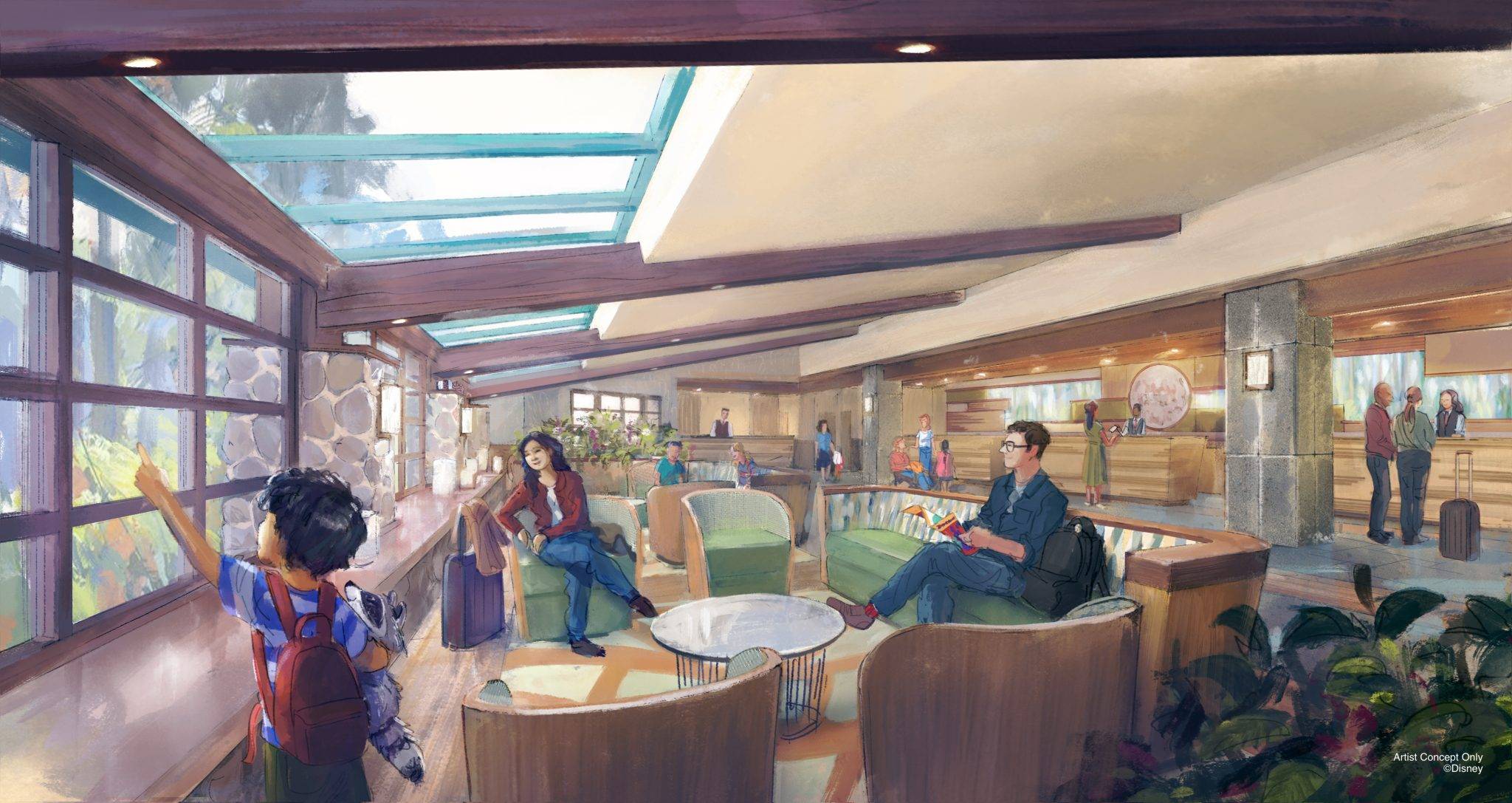 Disney Sequoia Lodge Makeover Concept Art