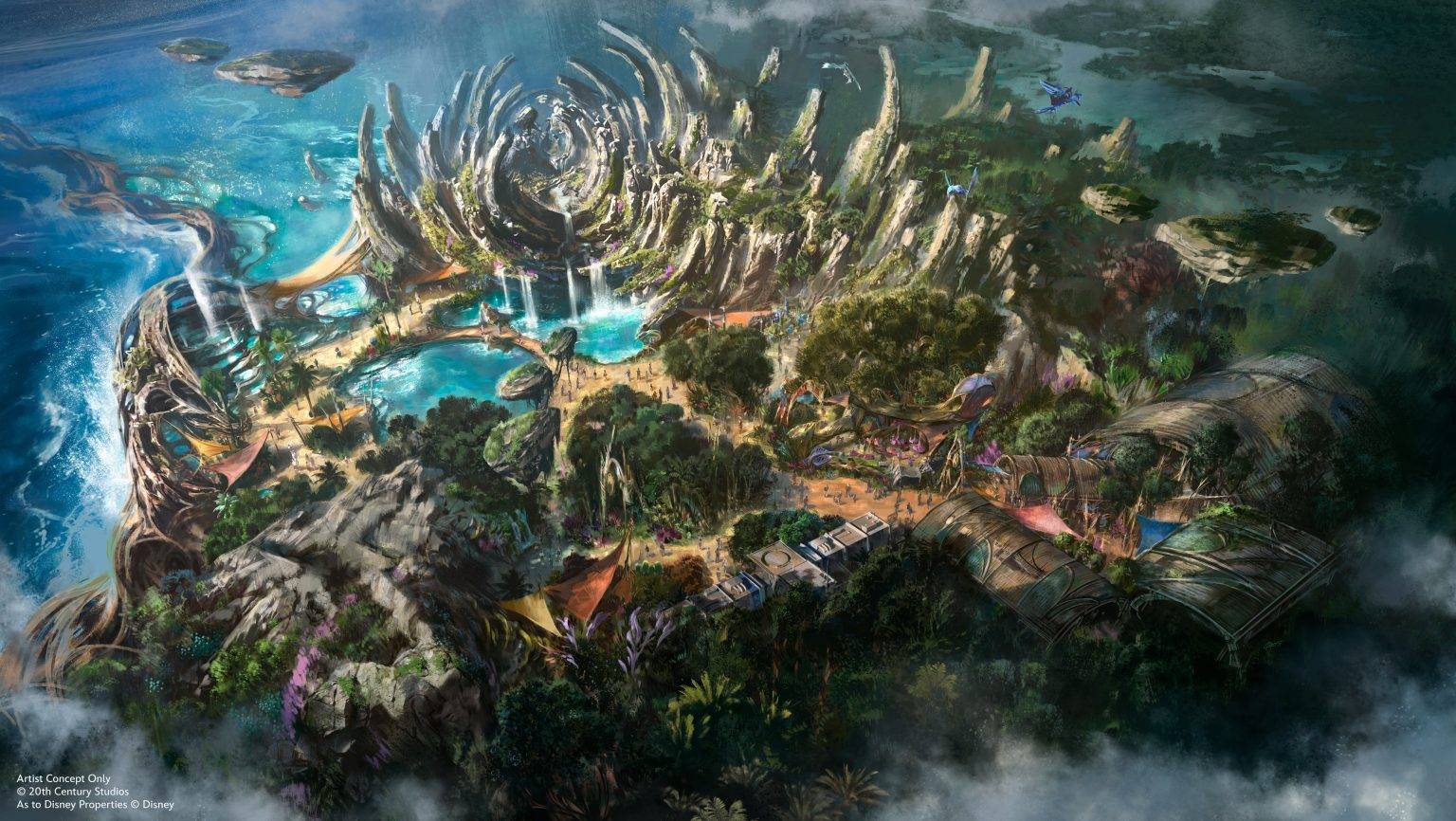 AVATAR concept art for Disneyland