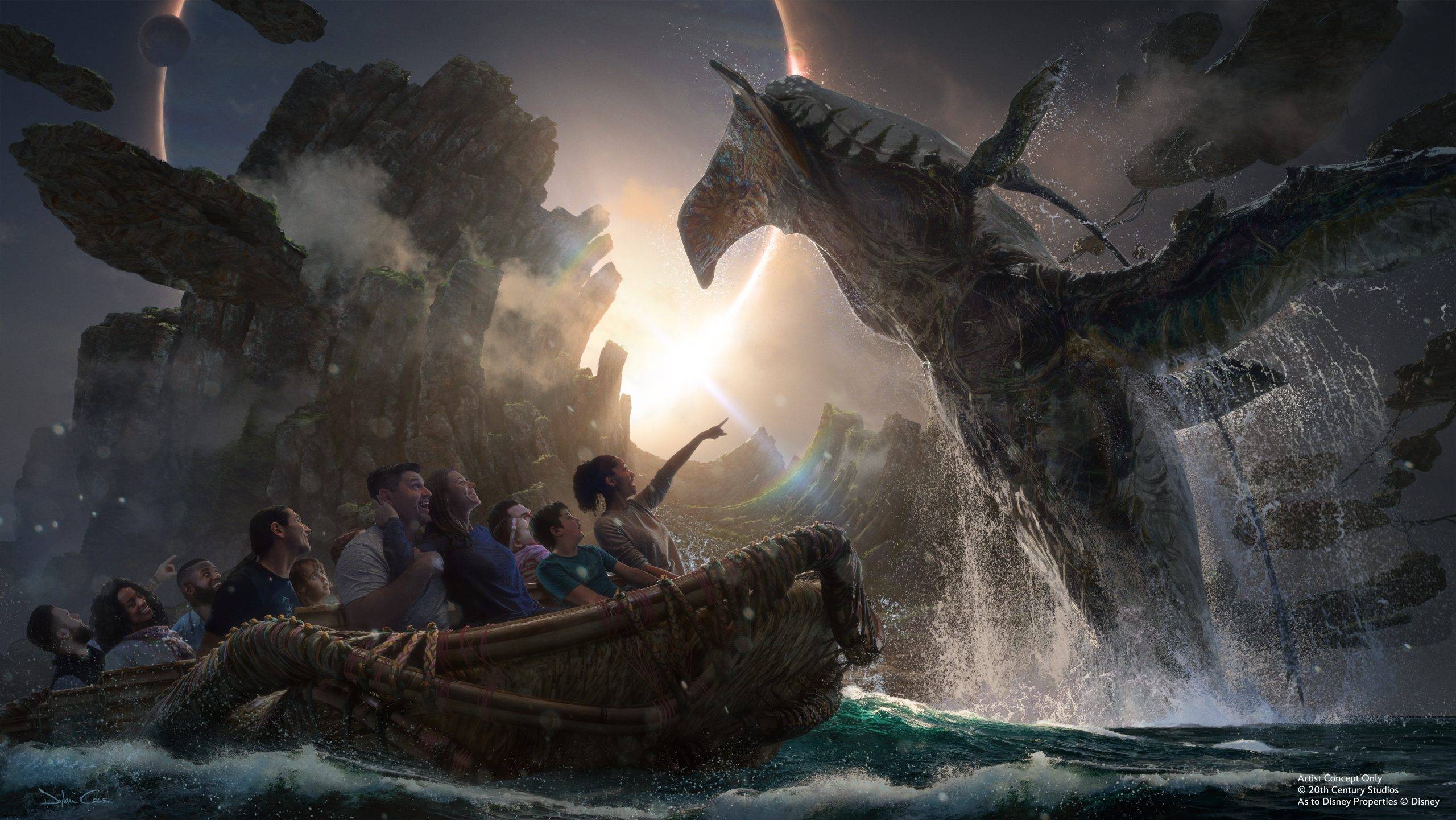 AVATAR concept art for Disneyland