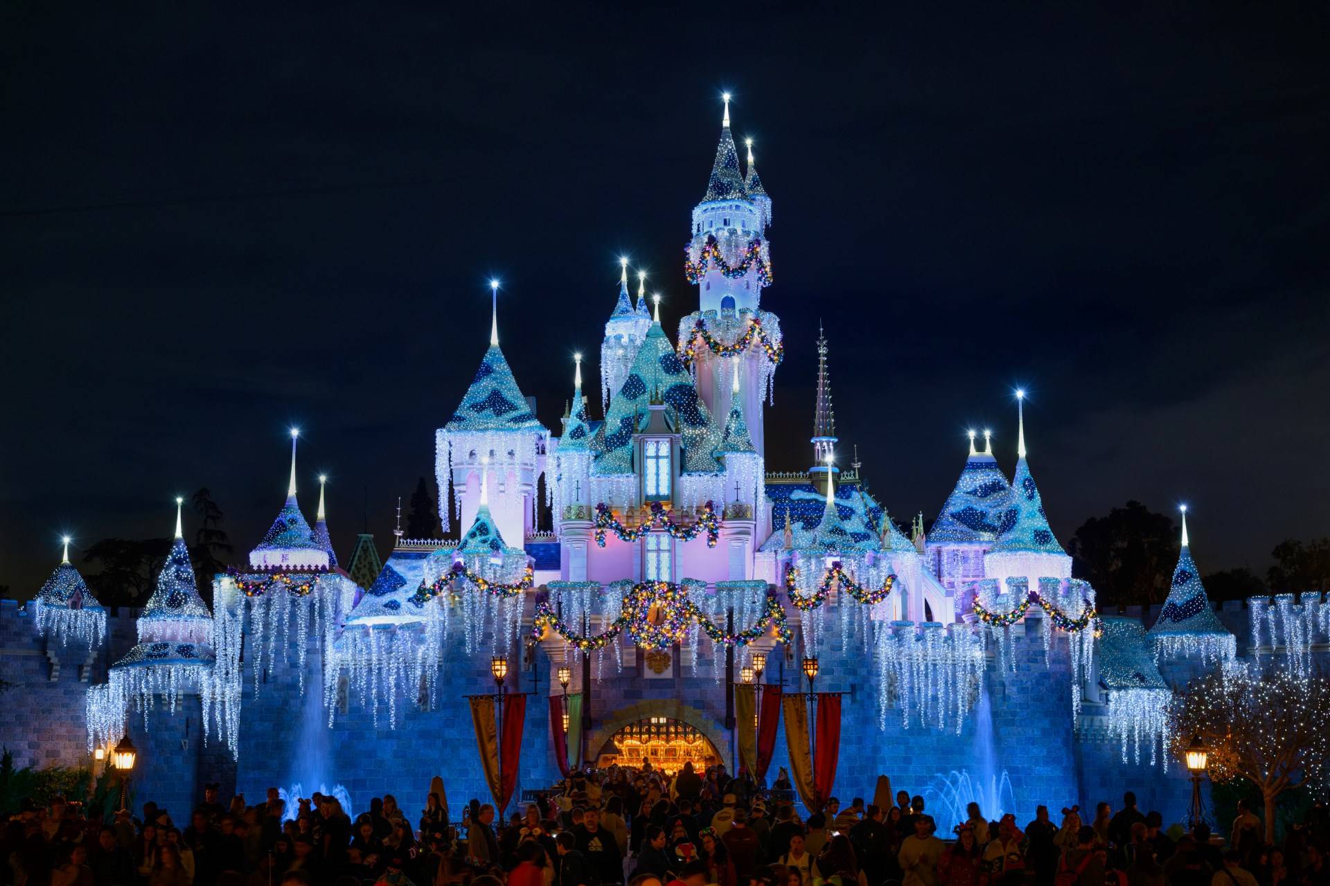 Sleeping Beauty Castle Disneyland Holidays