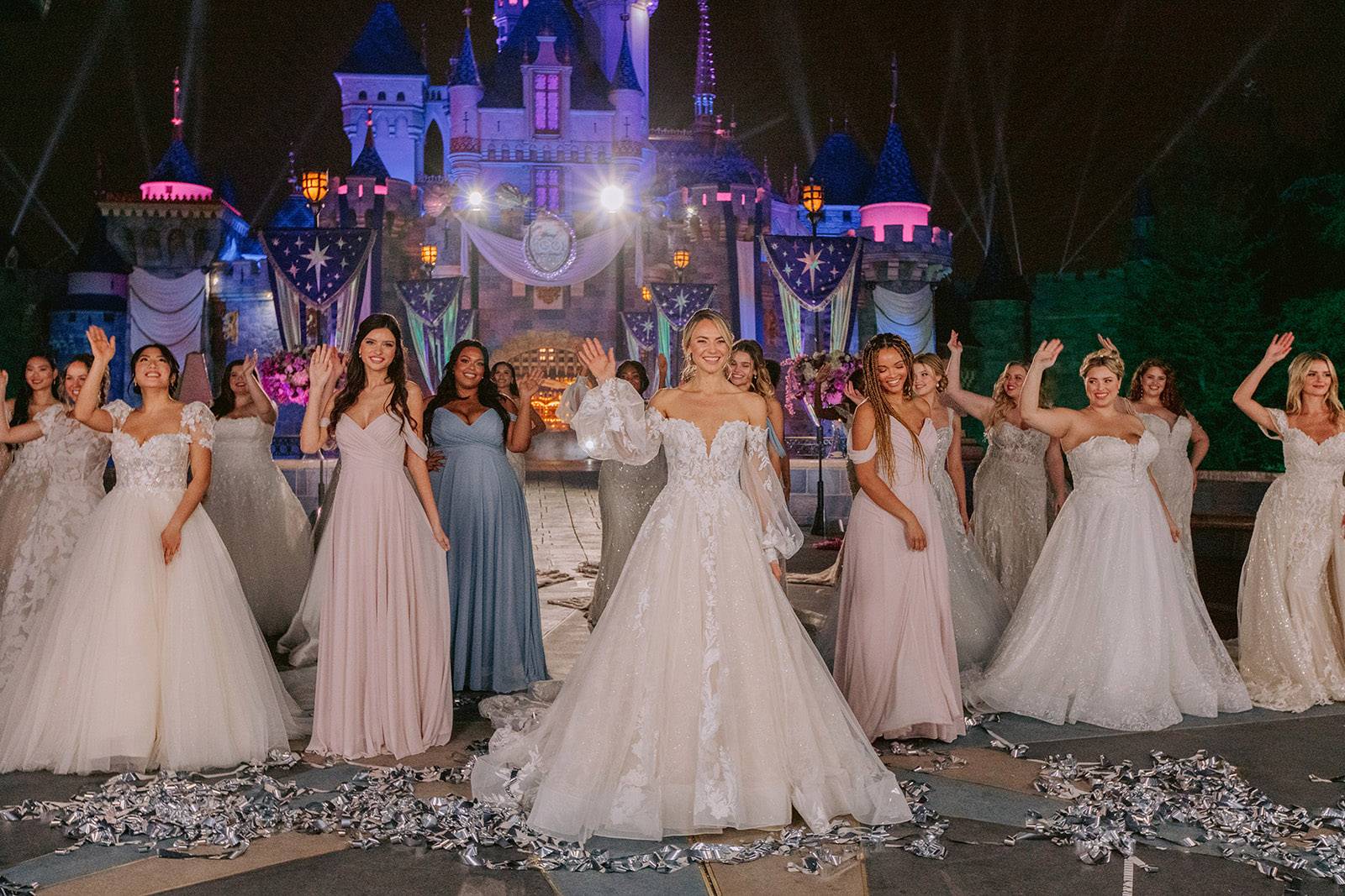 Disney-inspired gowns let brides become princess for day | Daily Mail Online