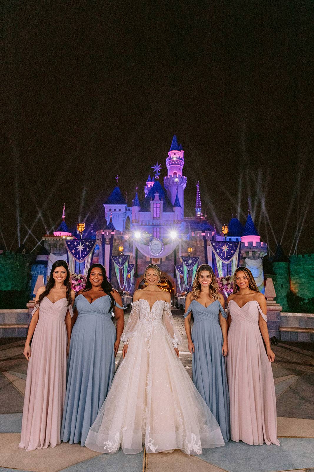 fairytale bridesmaid dresses Disney's Fairy Tale Weddings unveils new Disney Princess-Inspired Gowns and Jacquard Satin Neckline