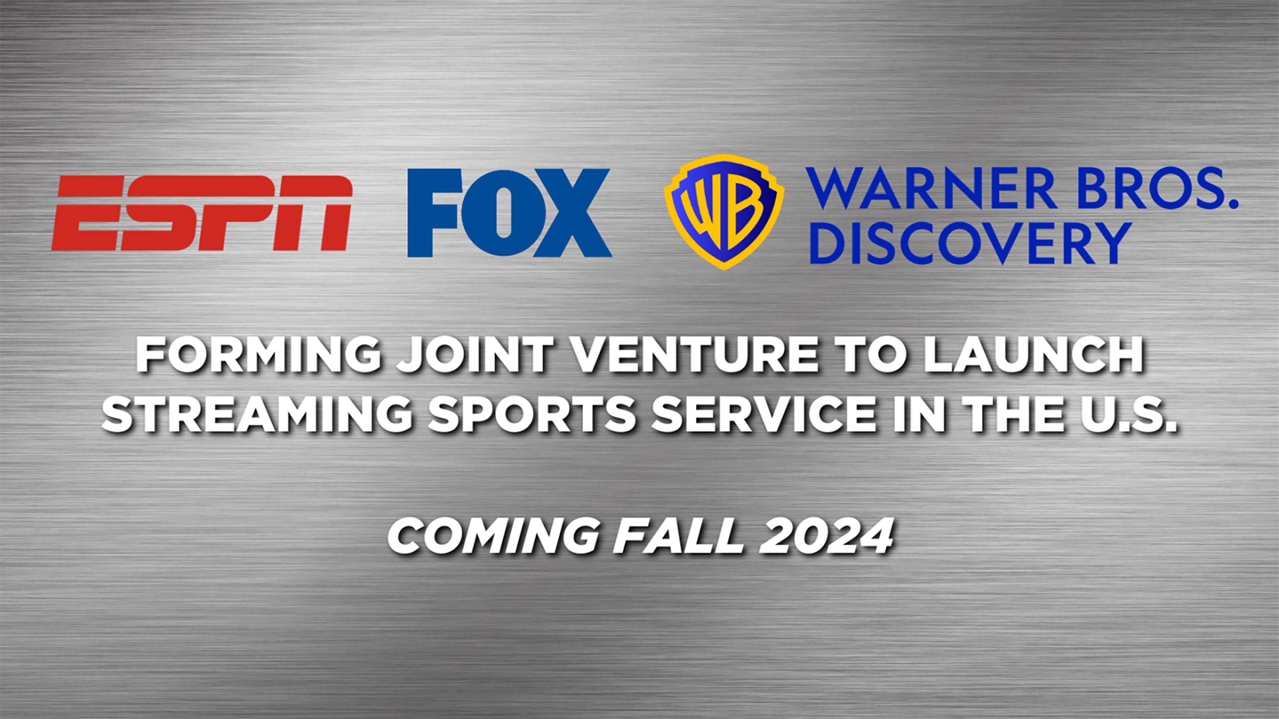 ESPN, Fox, and Warner Bros. Discovery to launch joint sports streaming platform