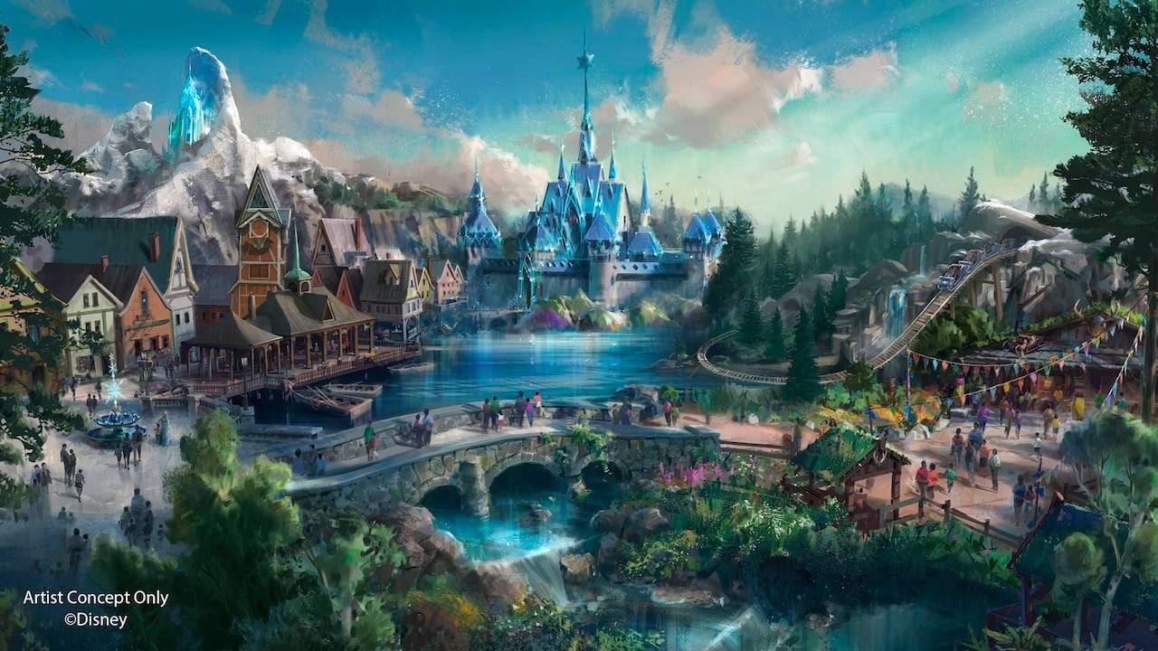 World of Frozen concept art - Hong Kong Disneyland