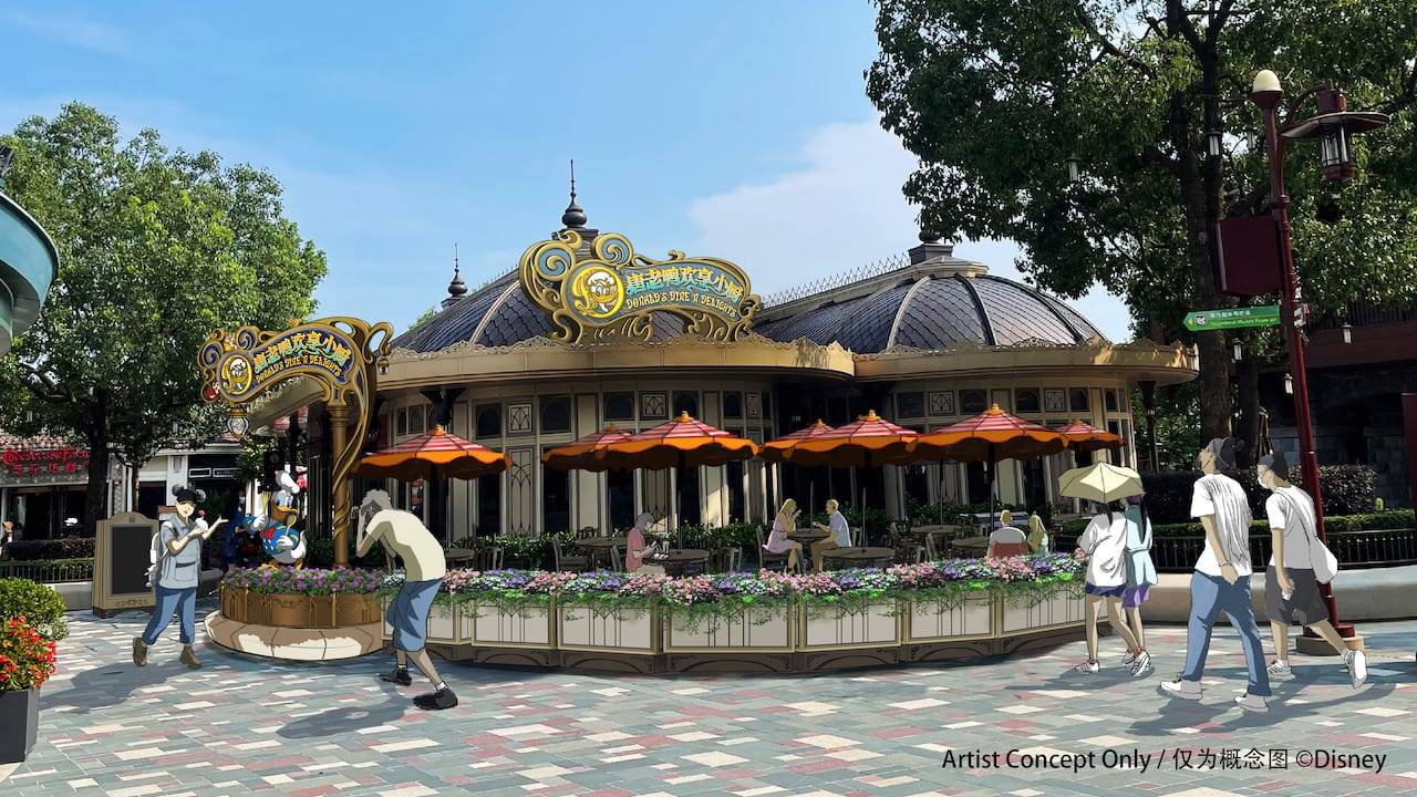 First look at Donald's Dine 'n Delights coming to Disneytown at Shanghai Disney Resort in early 2023