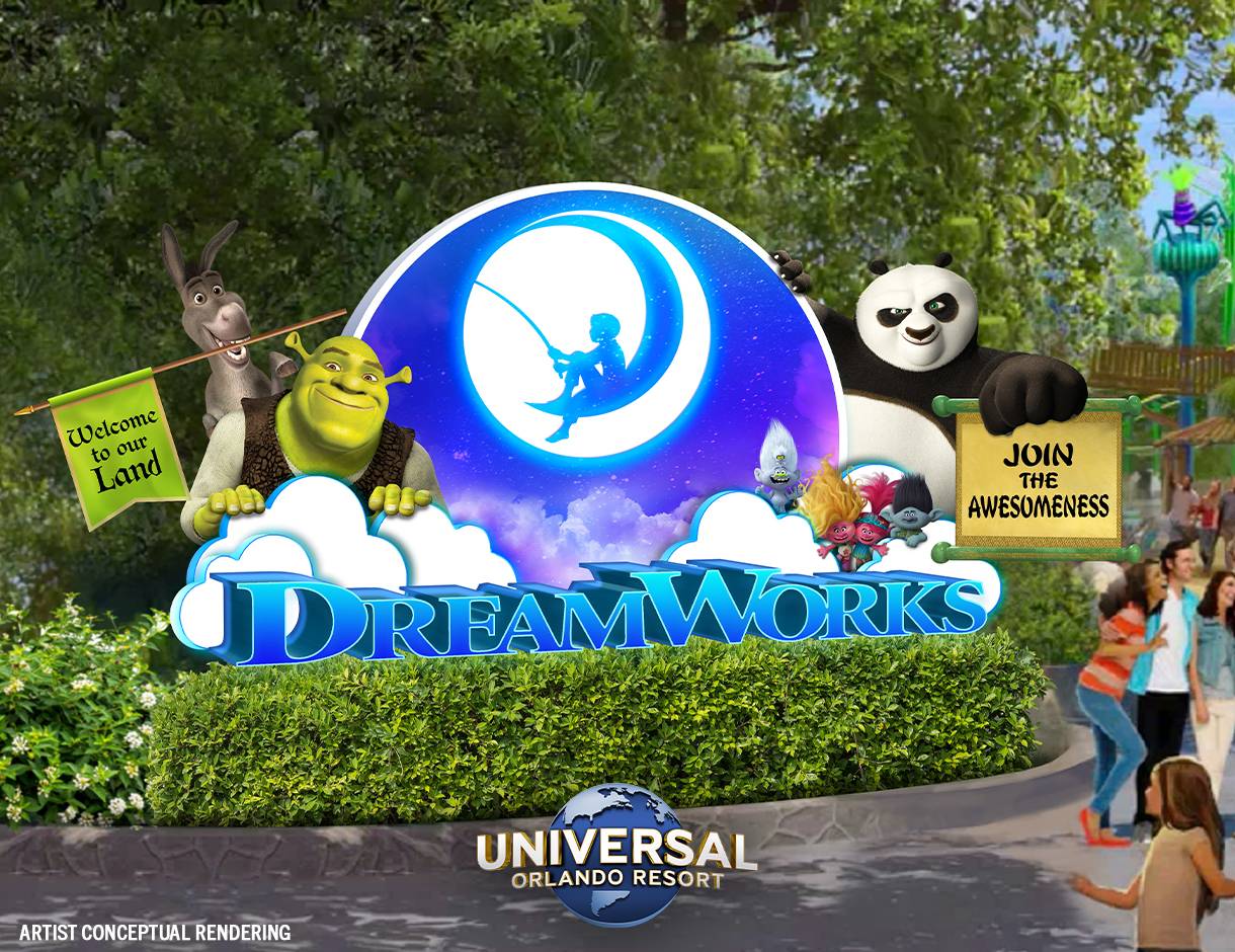 All-new themed land featuring DreamWorks Animation coming to Universal Orlando Resort in 2024