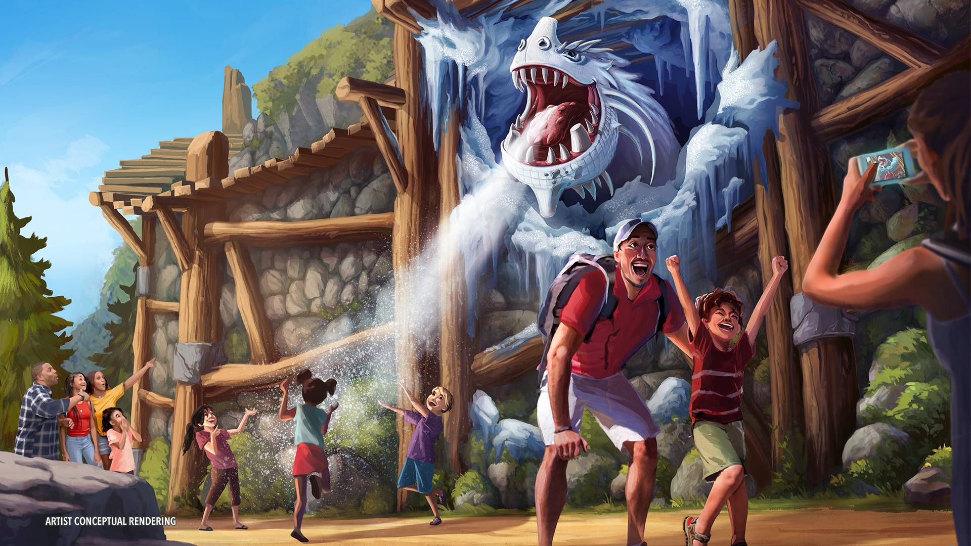 Universal Epic Universe - How to Train Your Dragon – Isle of Berk - Snow Wraith