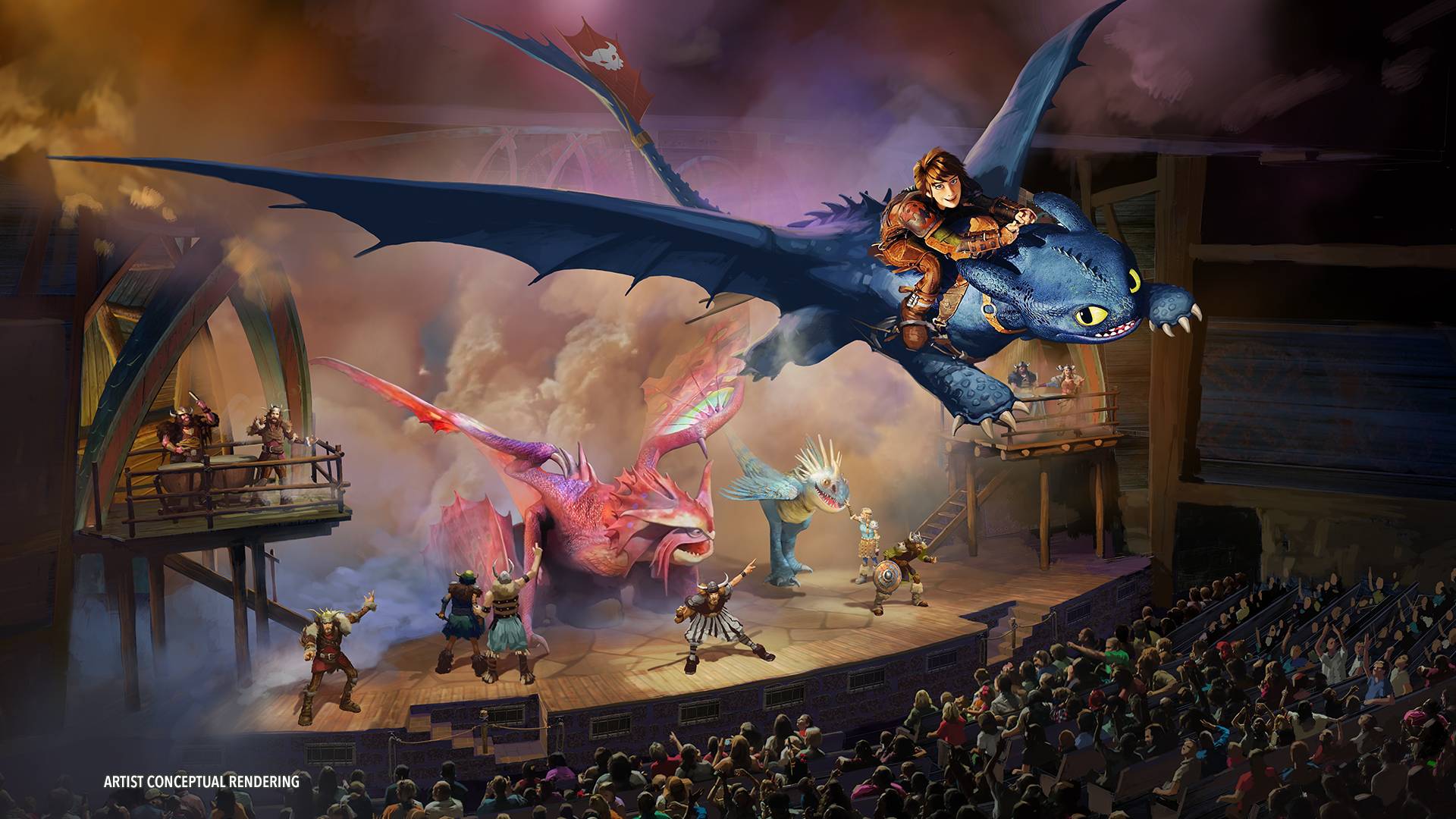 Universal Epic Universe - How to Train Your Dragon – Isle of Berk - The Untrainable Dragon