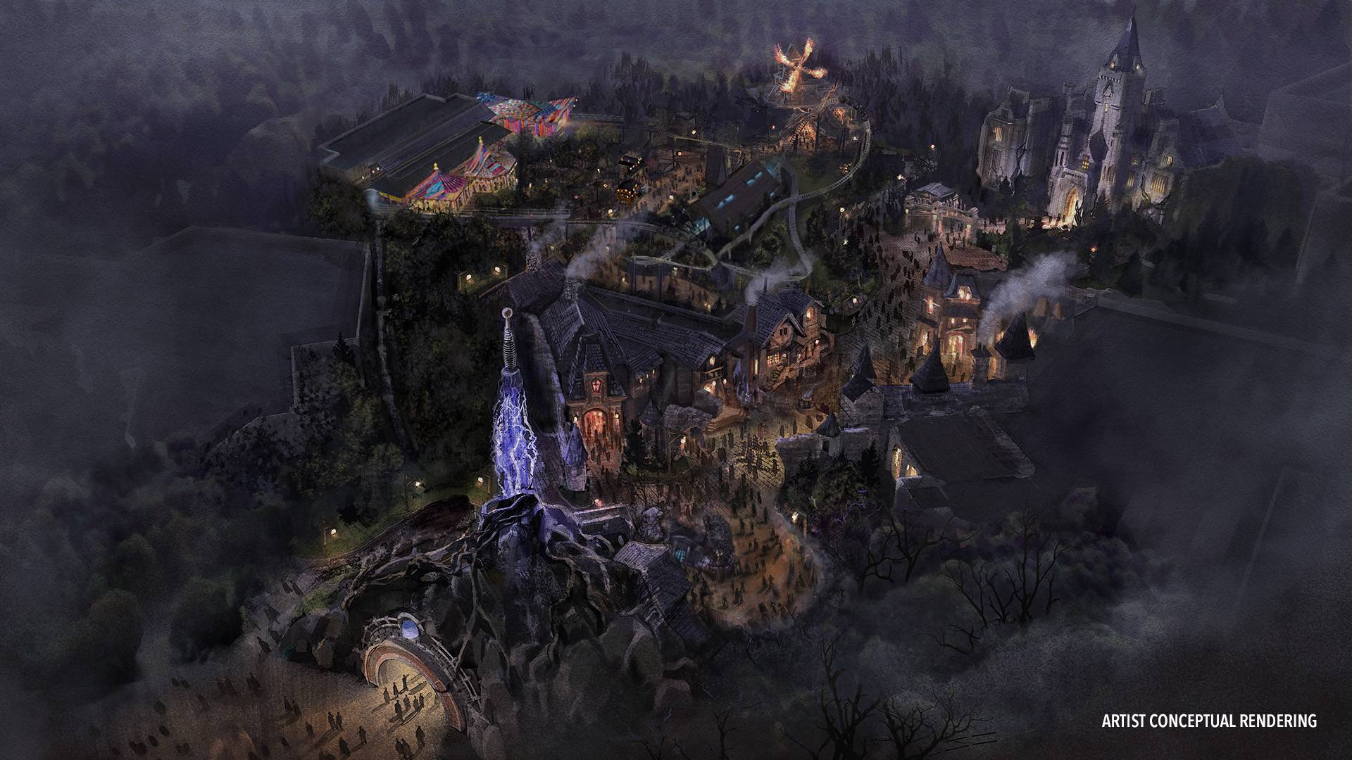 Universal Epic Universe - Dark Universe concept art
