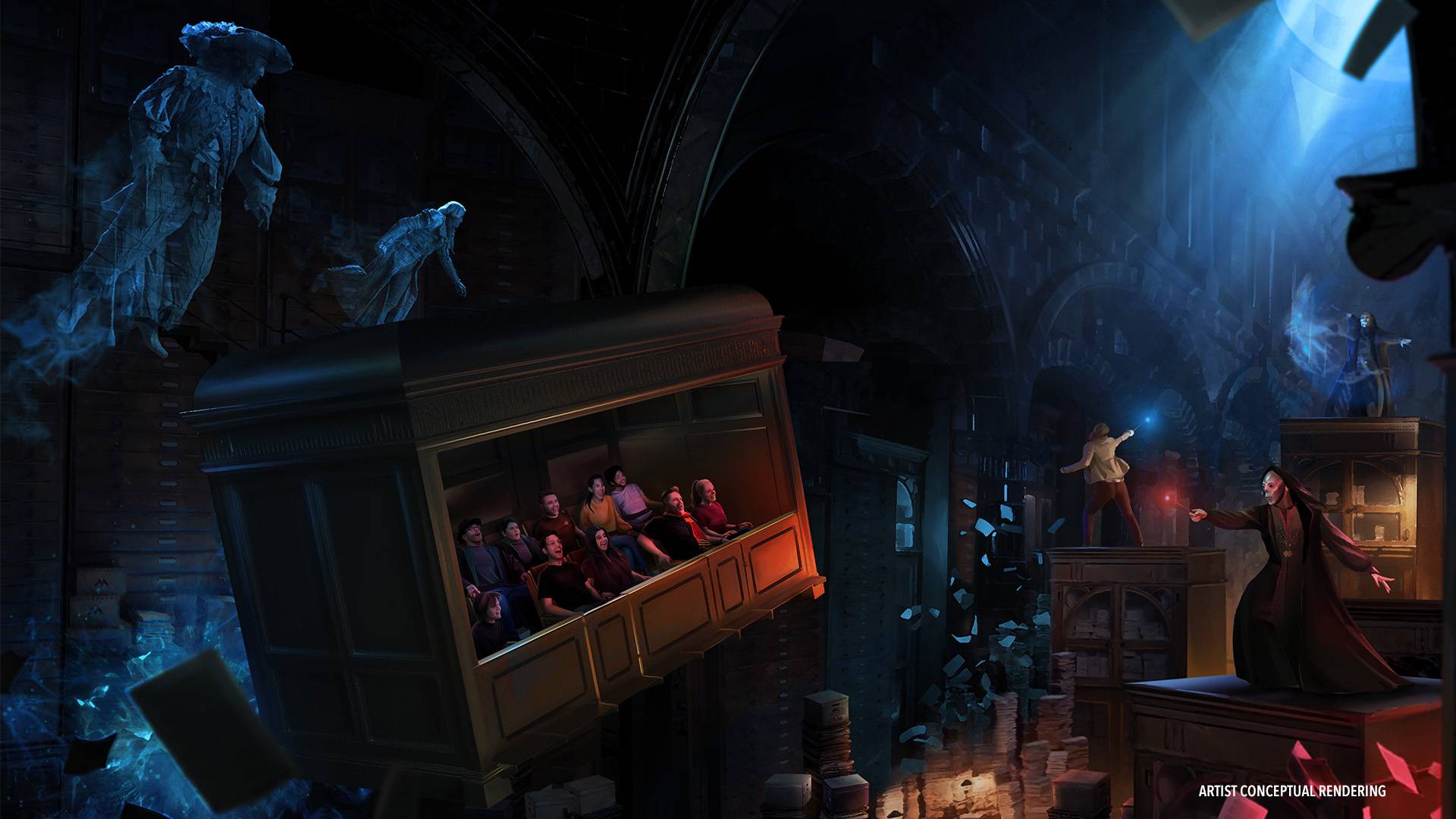 The Wizarding World of Harry Potter – Ministry of Magic concept art