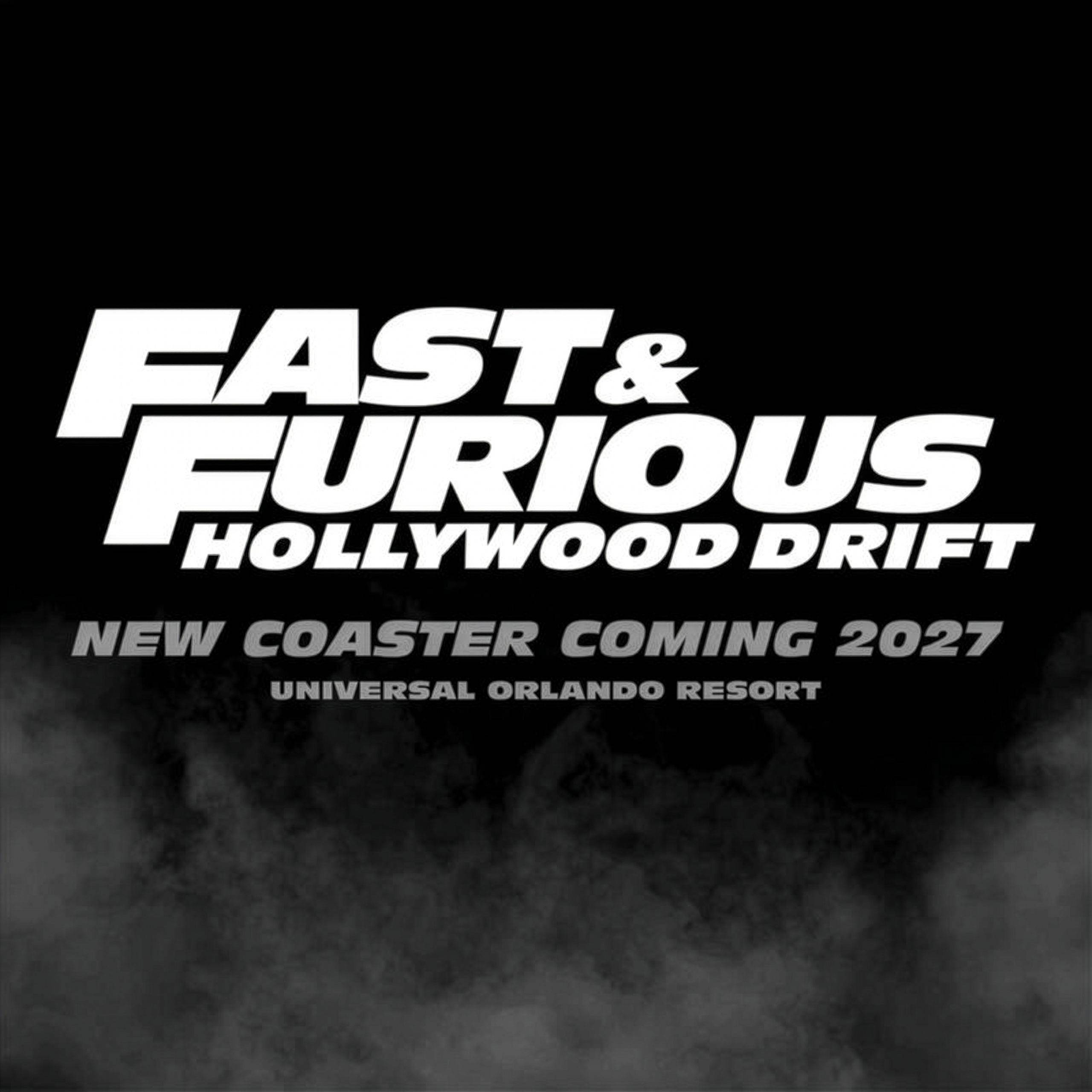 Fast and Furious: Hollywood Drift Coaster Announced for Universal Studios Florida