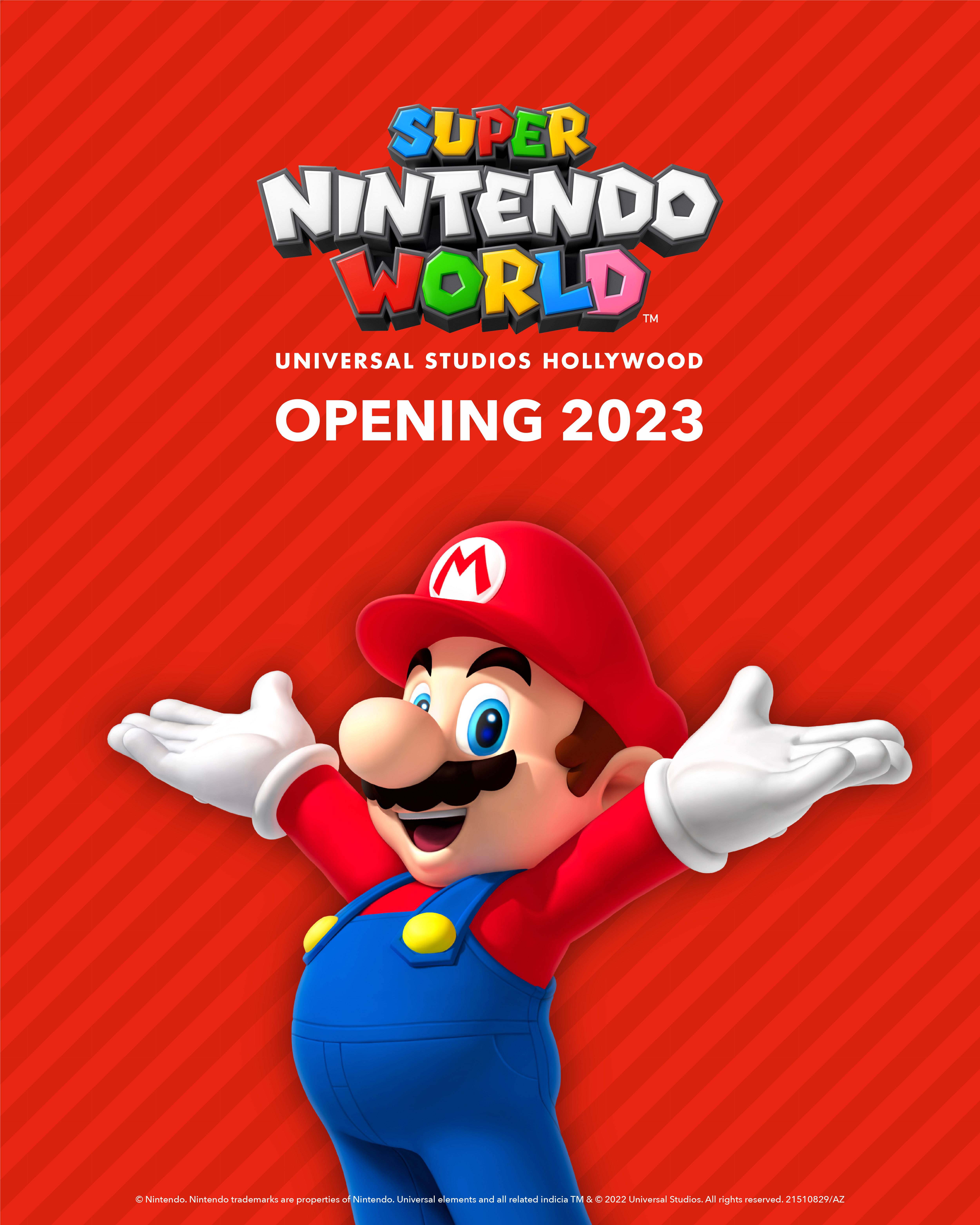 Super Nintendo World opening February 17 2023