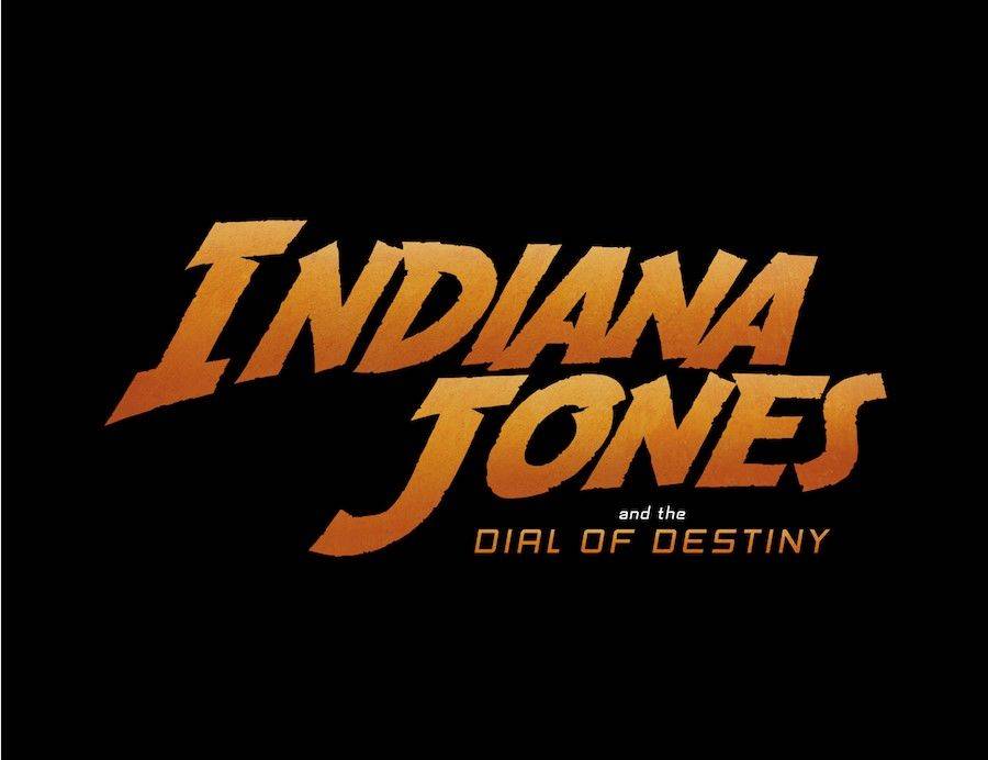 Indiana Jones and the Dial of Destiny logo and poster
