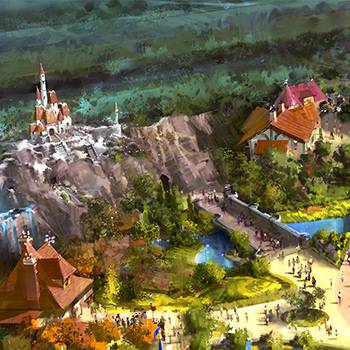 VIDEO - See a time-lapse aerial view of New Fantasyland construction across 2013