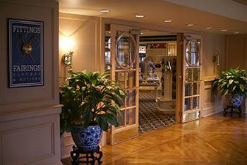Fittings and Fairings Clothes and Notions at Disney's Yacht Club closed for lengthy refurbishment
