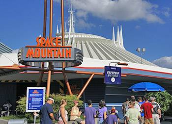 VIDEO - Take a holiday trip through the cosmos on-board the special edition party night Space Mountain