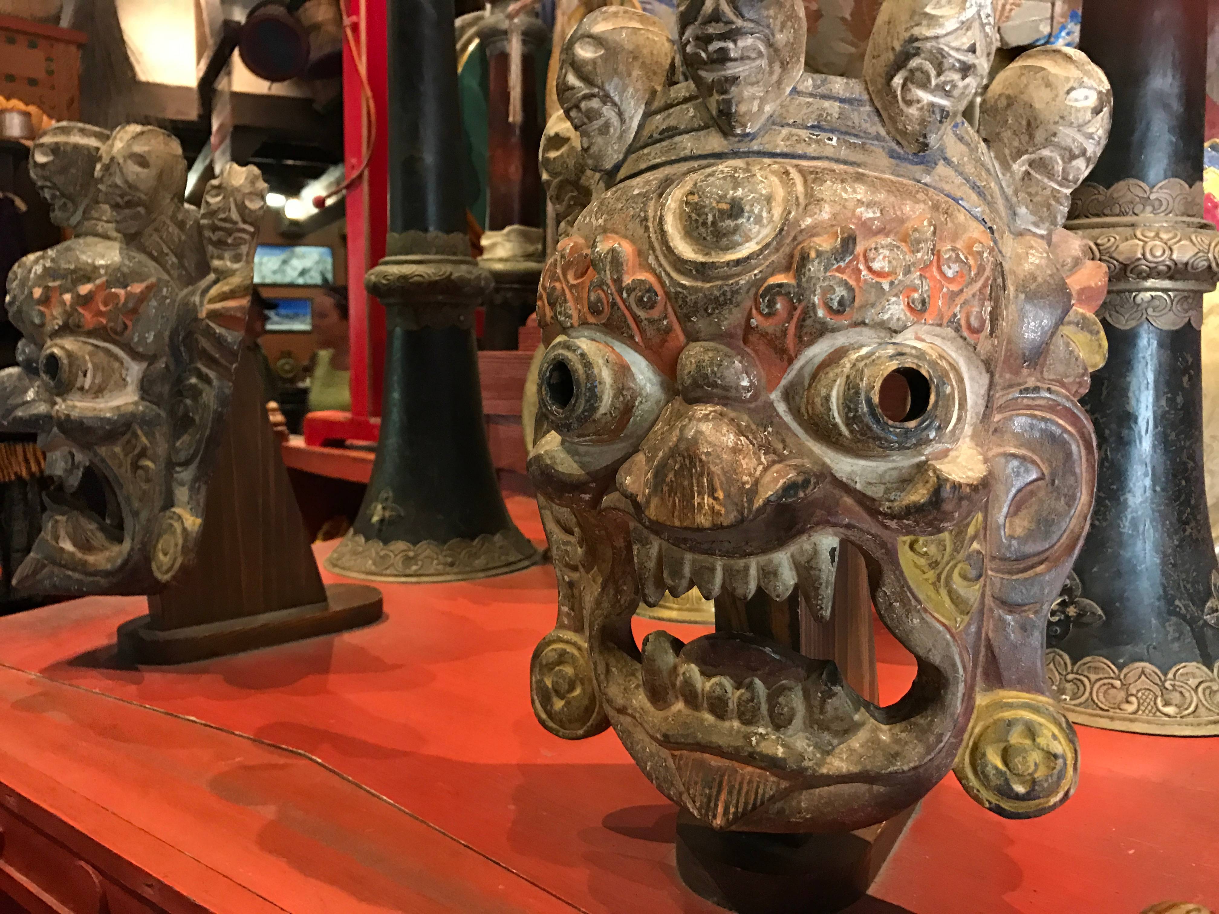 Close-up of a prop in the Expedition Everest gift shop