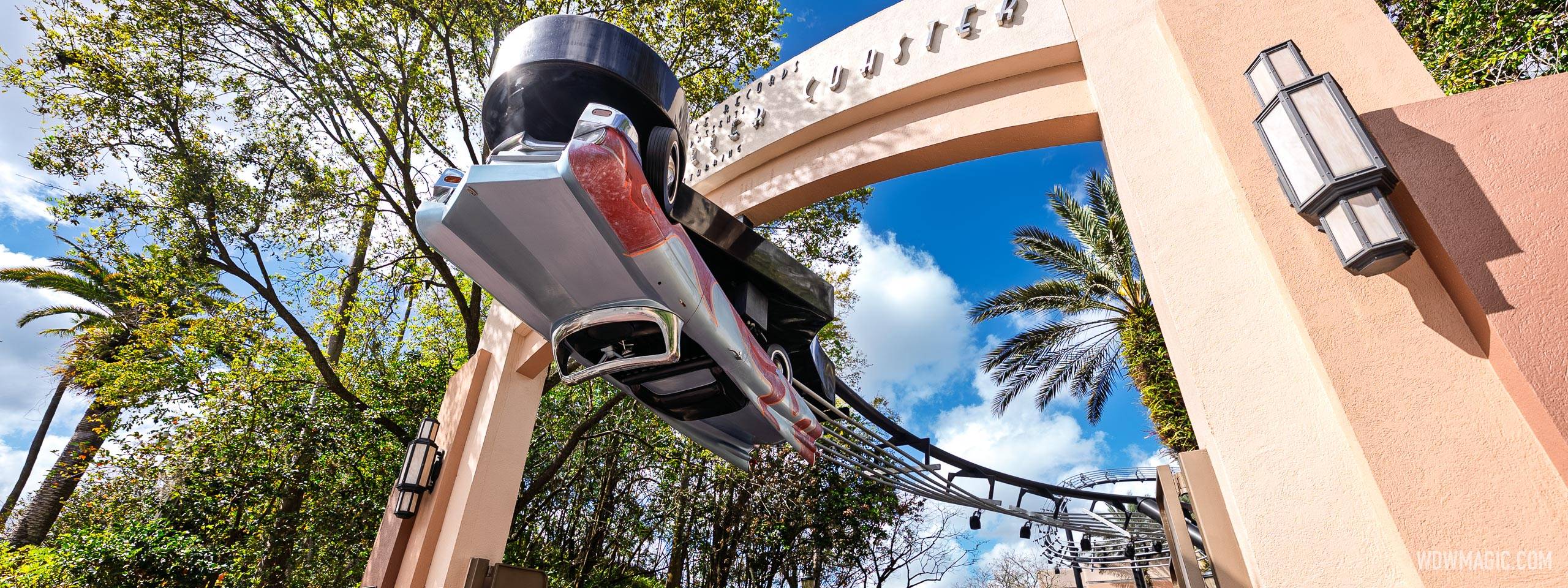 Flames Added to Rock 'n' Roller Coaster Marquee Car as Muppets Work Continues