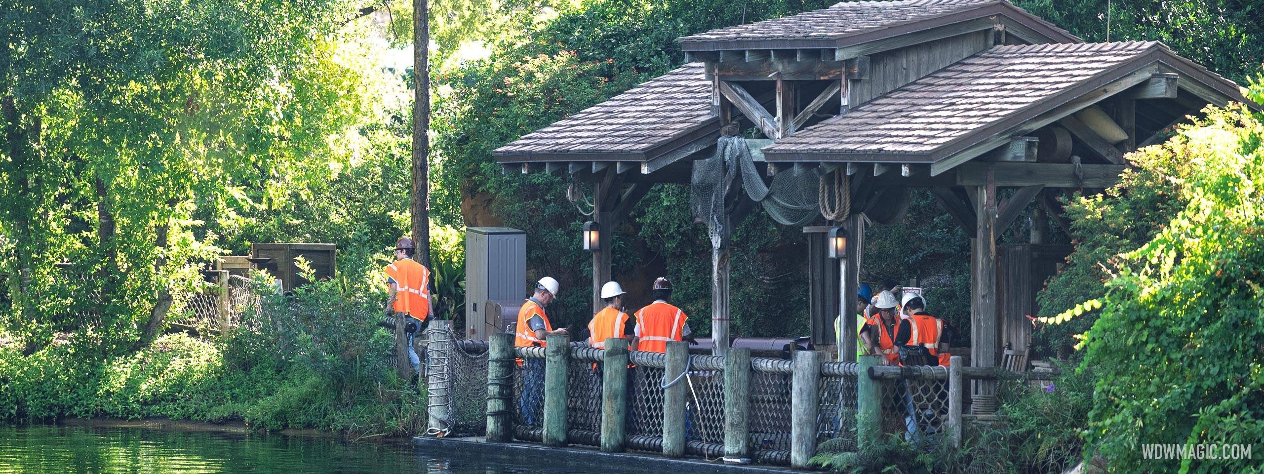 Liberty Belle Riverboat Removed and Crews Begin Work on Tom Sawyer Island at Magic Kingdom