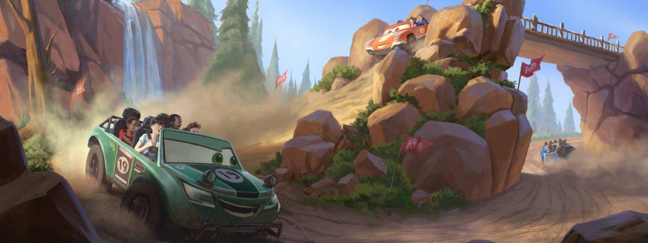 Disney Reveals Trackless All-Terrain Ride System for New Magic Kingdom Cars Attraction at D23 Brazil