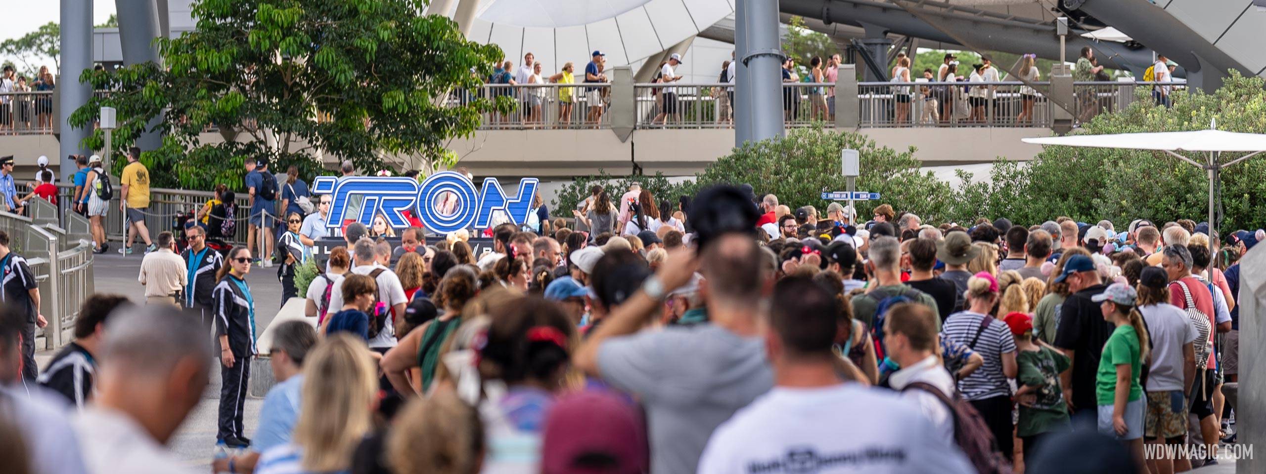 TRON Lightcycle Run at Disney World Now Offering Standby Line Access - Long Waits as Virtual Queue Ends