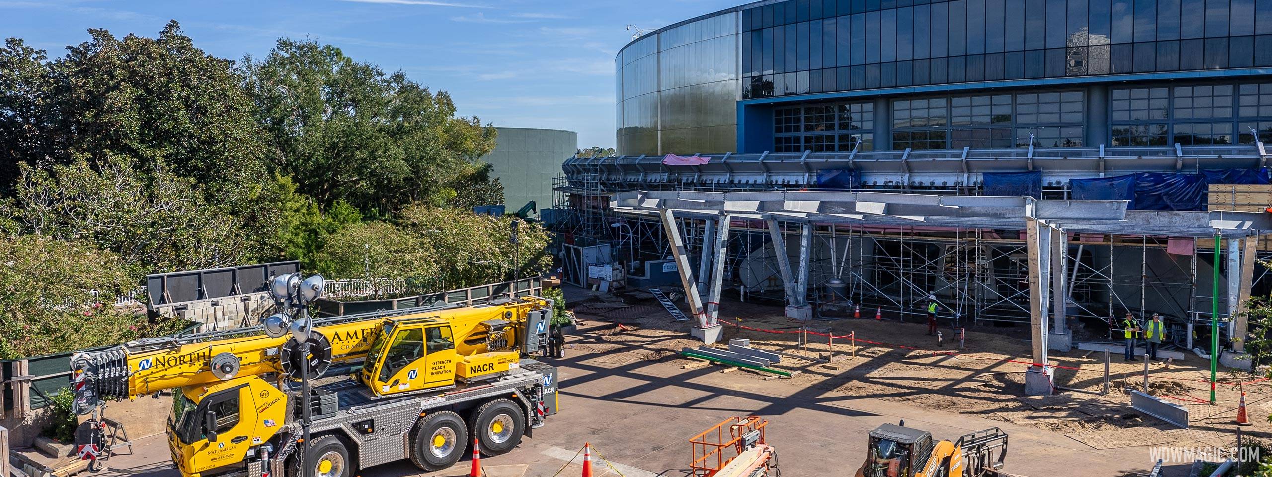 Test Track Transformation Continues at EPCOT with Progress on New Entrance Design