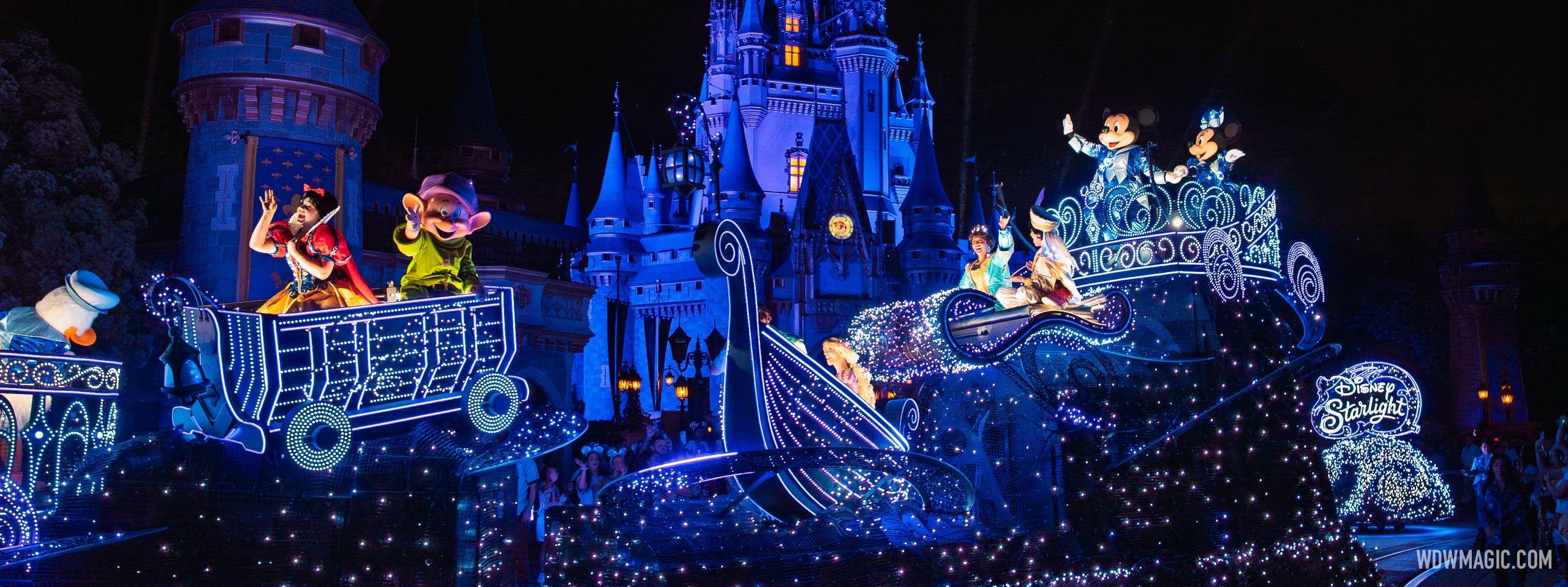 Disney Starlight Parade Debuts at Magic Kingdom - Full Video of the Premiere Performance