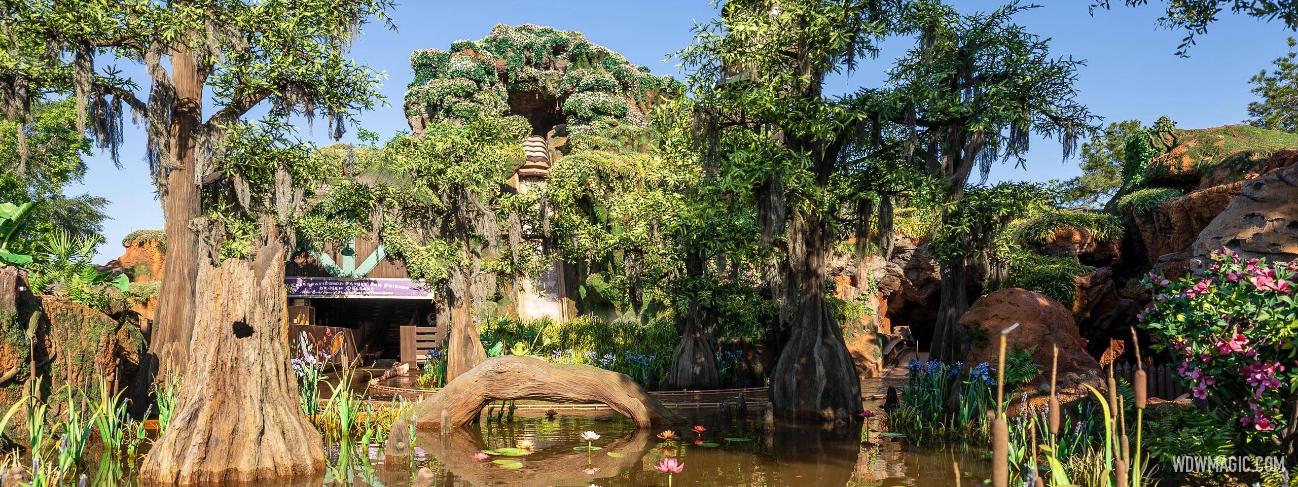 Detailed Look at Tiana's Bayou Adventure As Construction Walls Come Down and Opening Nears