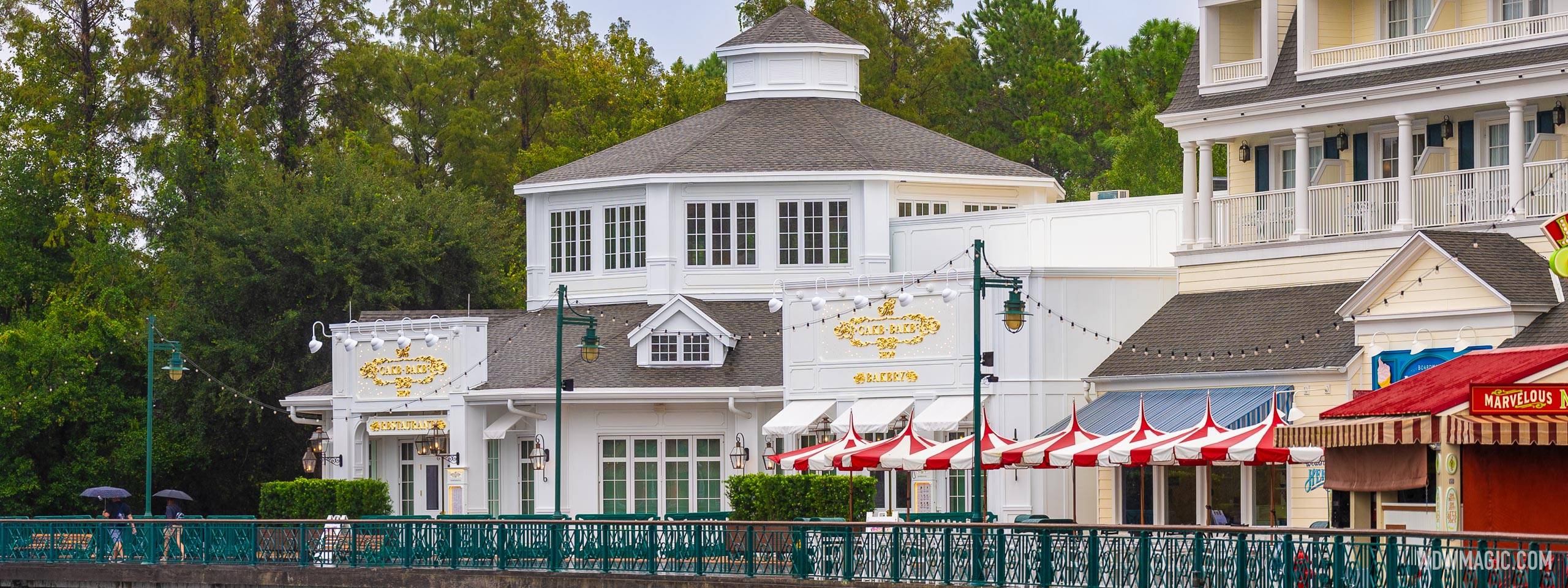 Construction Walls Removed at Disney's BoardWalk Cake Bake Shop, Menu Unveiled with Eye-Watering Prices