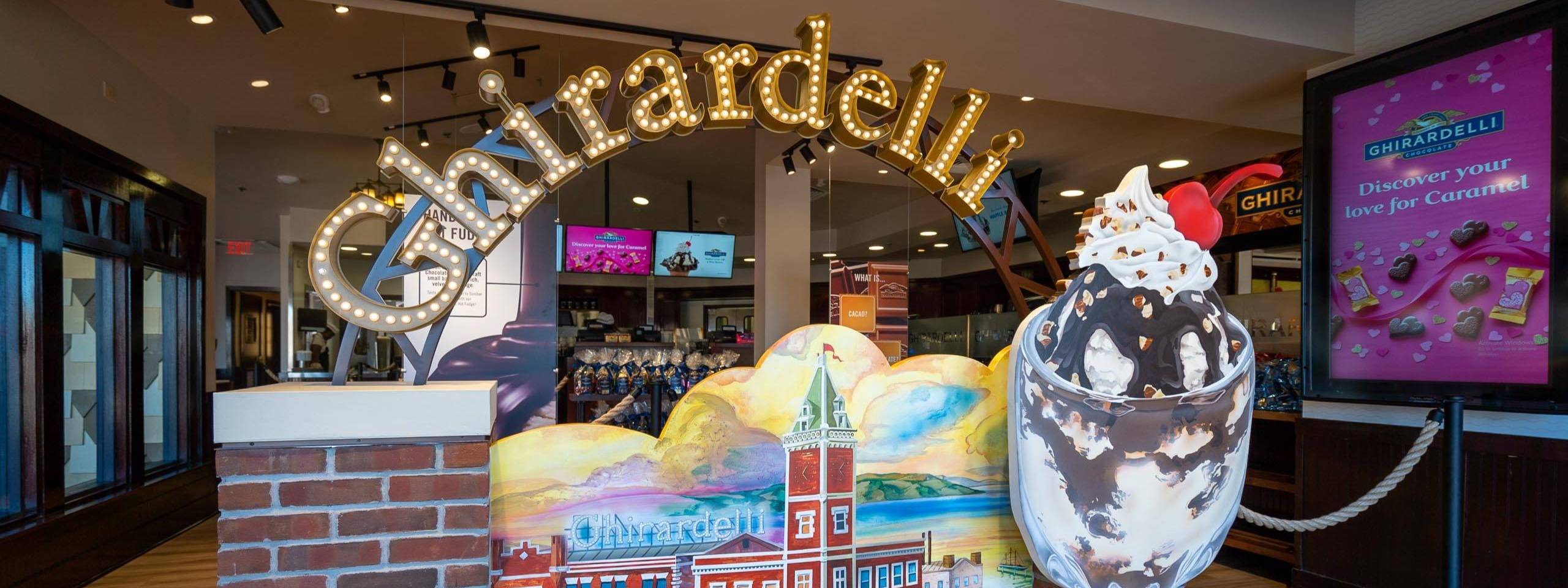 Ghirardelli Getting Closer to Opening Temporary Disney Springs Town Center Location