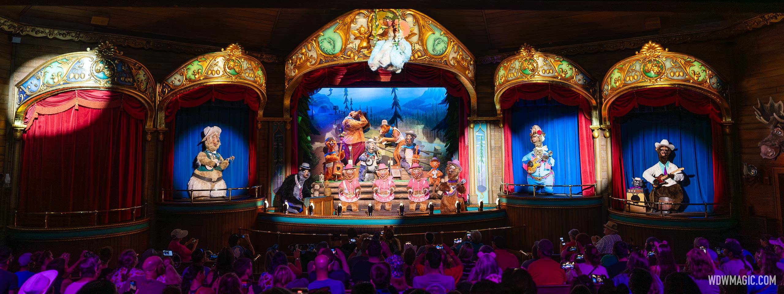 Photos from the reimagined Country Bear Musical Jamboree